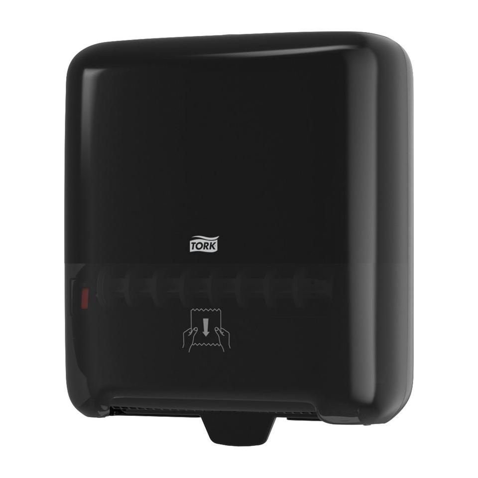 Dispenser asciugamano a rotolo Tork Matic Elevation H1 nero