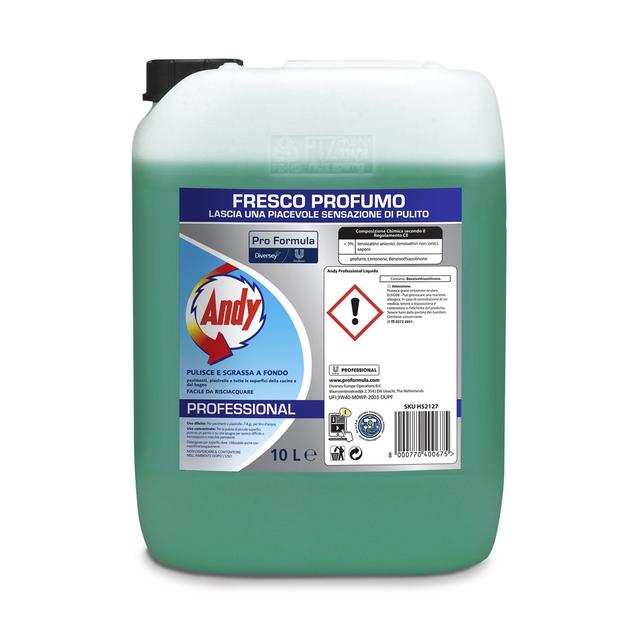Andy Professional Liquido det. ammoniacale profumato 10 lt
