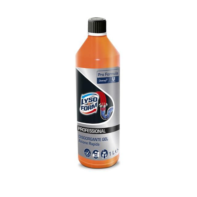 Lysoform Professional disgorgante gel flacone 1 lt - 6 pz x ct
