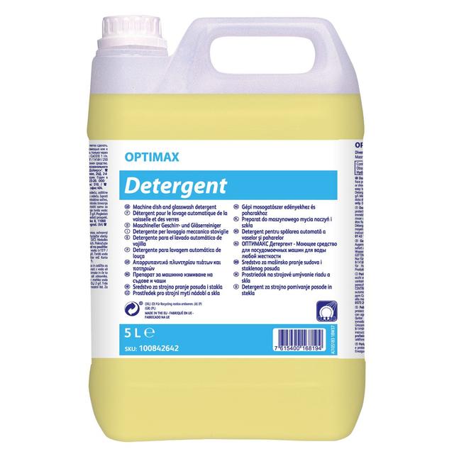 Optimax Detergent liquido per lavastoviglie lt.5 - 2 ta x ct