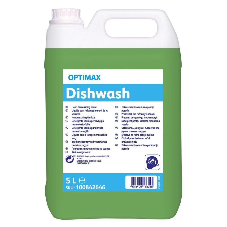 Optimax Dishwash detergente stoviglie a mano lt.5 - 2 ta x ct