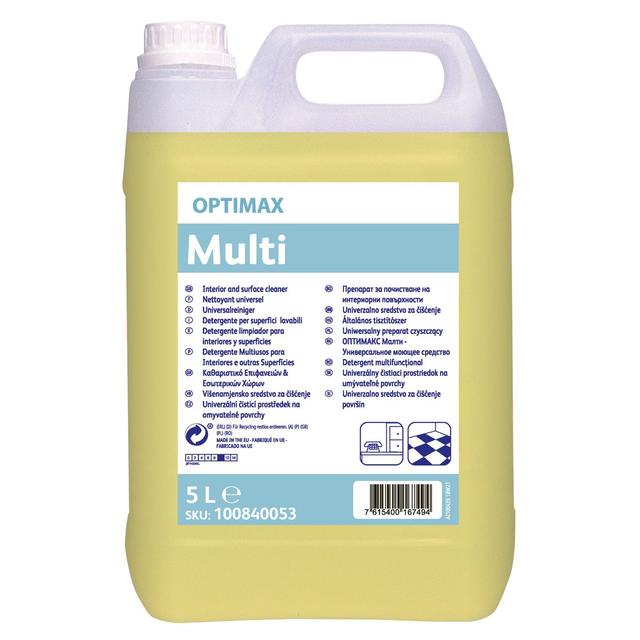 Optimax Multi detergente multiuso superf. pavimenti lt.5 - 2 ta x ct ES