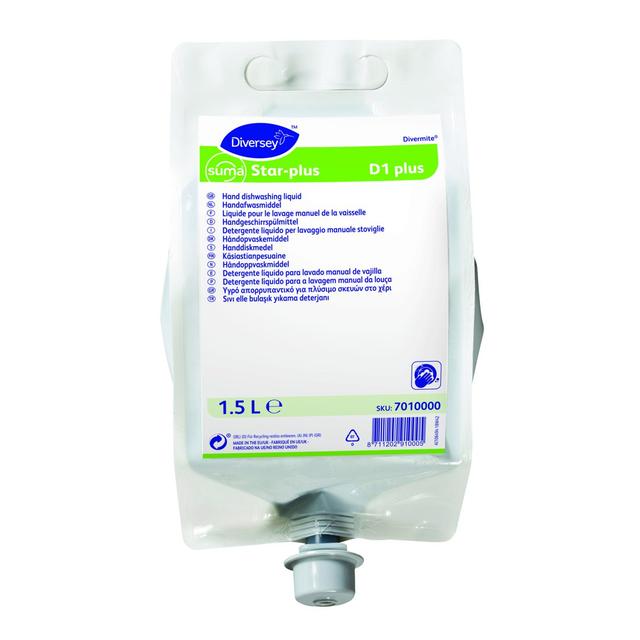 Suma Star-Plus D1 Plus det. lavaggio stoviglie a mano 1,5 lt - 4pz x ct ES