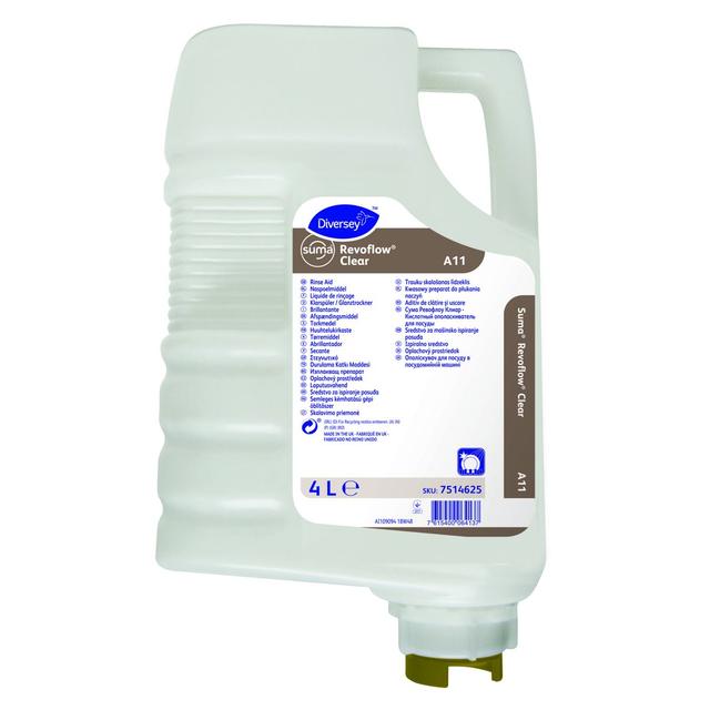 Suma Revoflow Clear A11 brillantante flacone 4lt.- 3 pz x ct