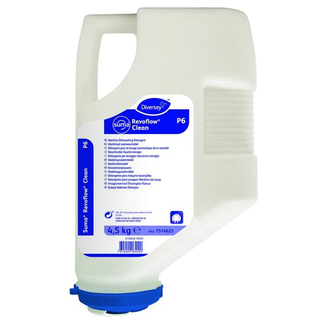 Suma Revoflow Clean P6 detergente flacone 4,5kg. - 3 pz x ct