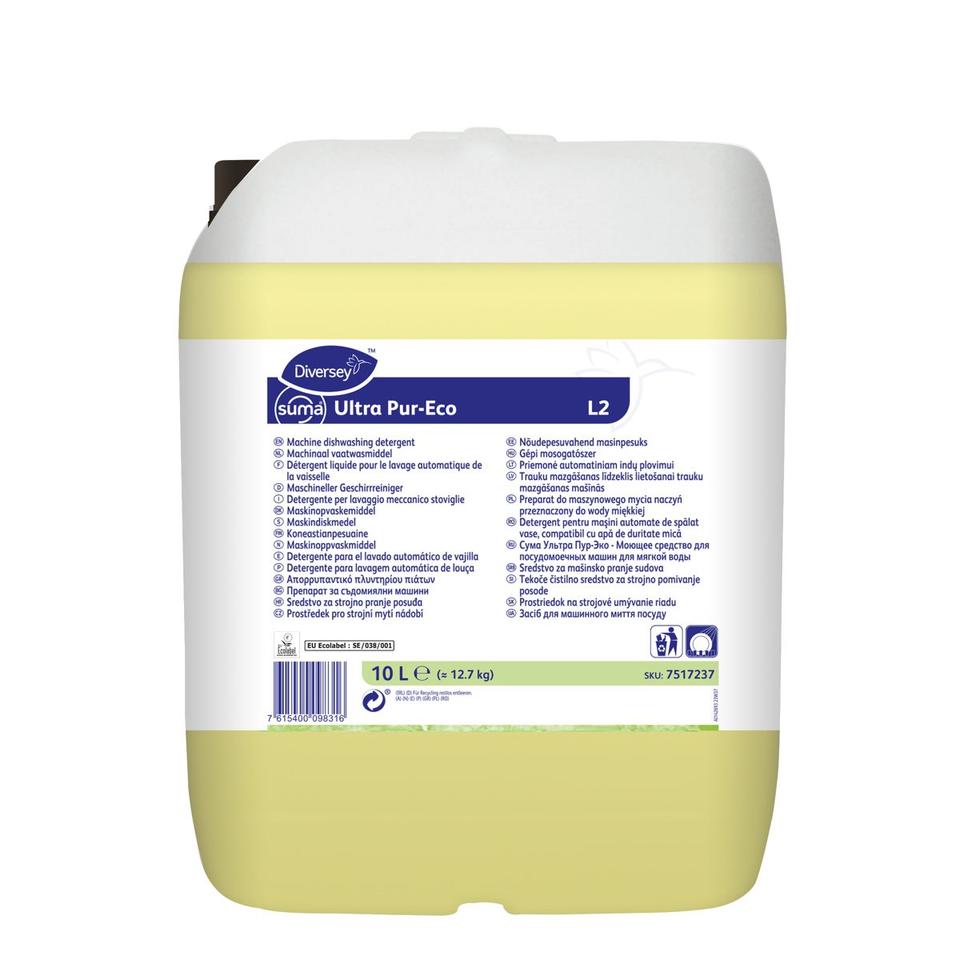 Suma Ultra Pur-Eco L2 detergente conc. alta alcalinità 10 lt
