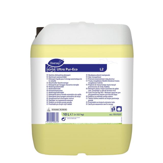 Suma Ultra Pur-Eco L2 detergente conc. alta alcalinità 10 lt