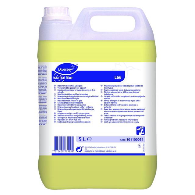 Suma Bar L66 detegente alcalino lavastoviglie ta 5 lt - 2 ta x ct