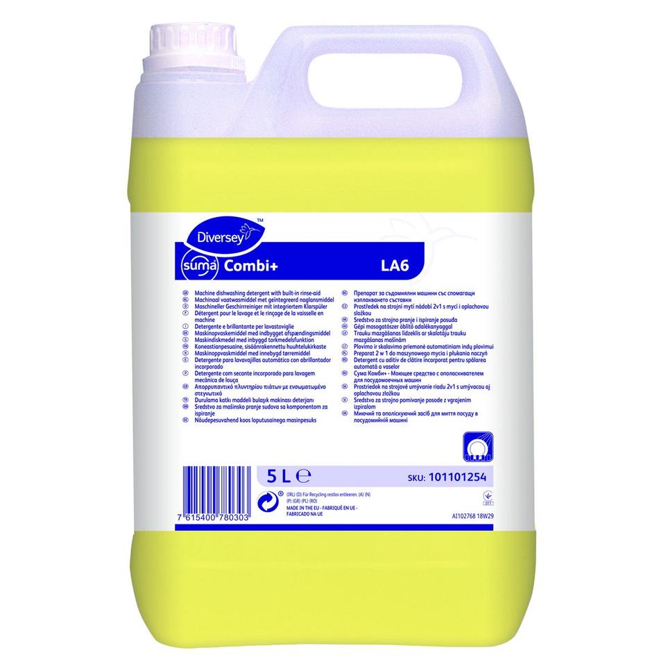 Suma Combi LA6 detergente brillantante ta lt.5 - 2 ta x ct