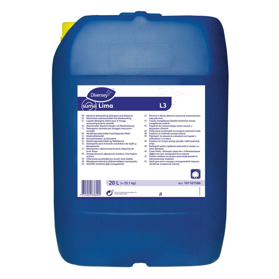 Suma Lima L3 detergente cloro acque medie dure 20 lt