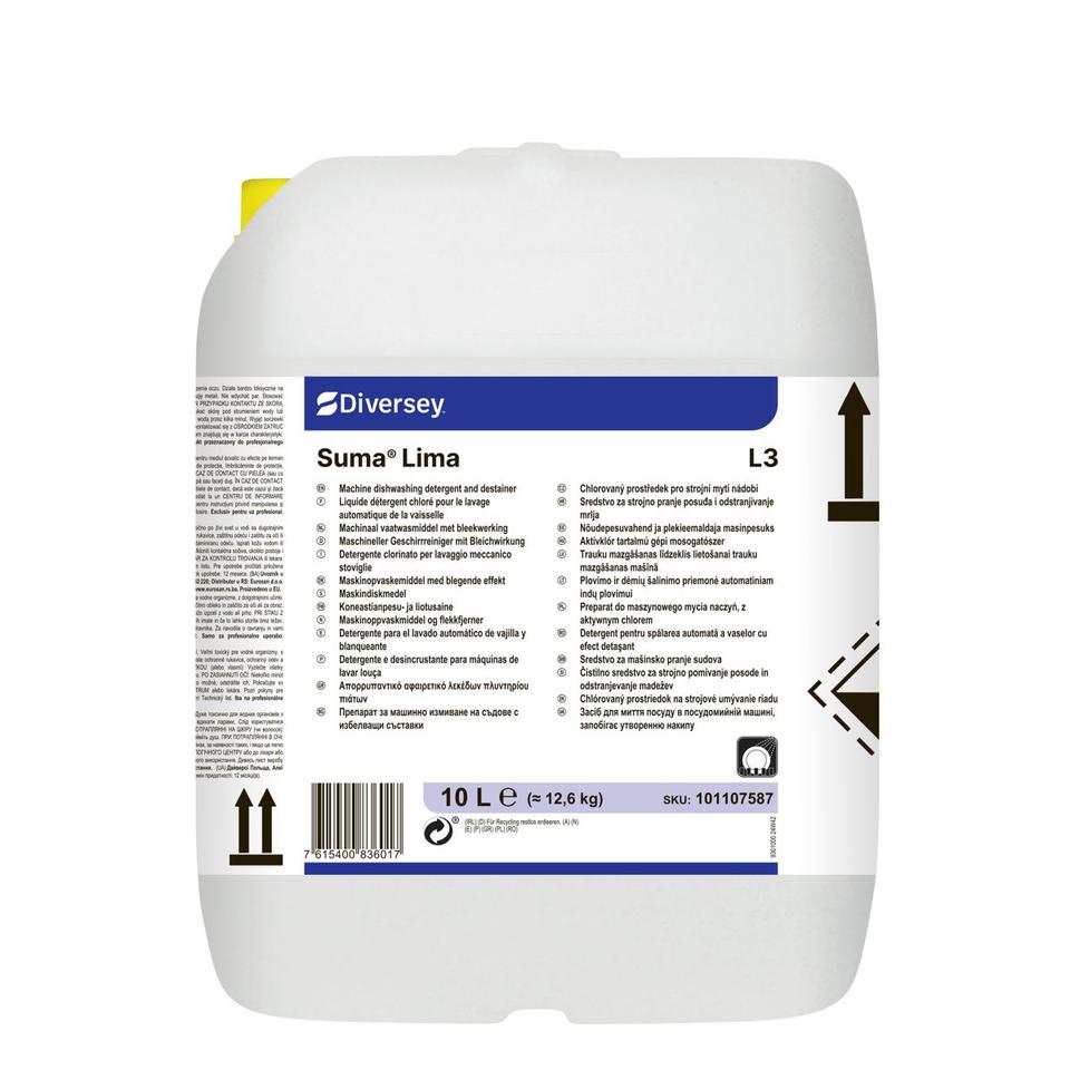 Suma Lima L3 detergente cloro acque medie dure 10 lt