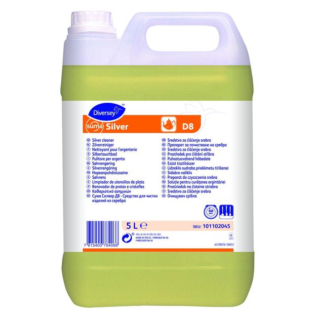 Suma Silver D8 detergente argento - 2 ta x ct