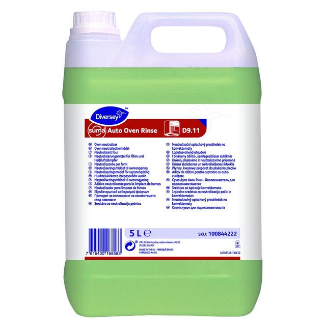 Suma auto oven rinse D9.11 brillant. conc. forni autopulenti 5 lt - 2 ta x ct