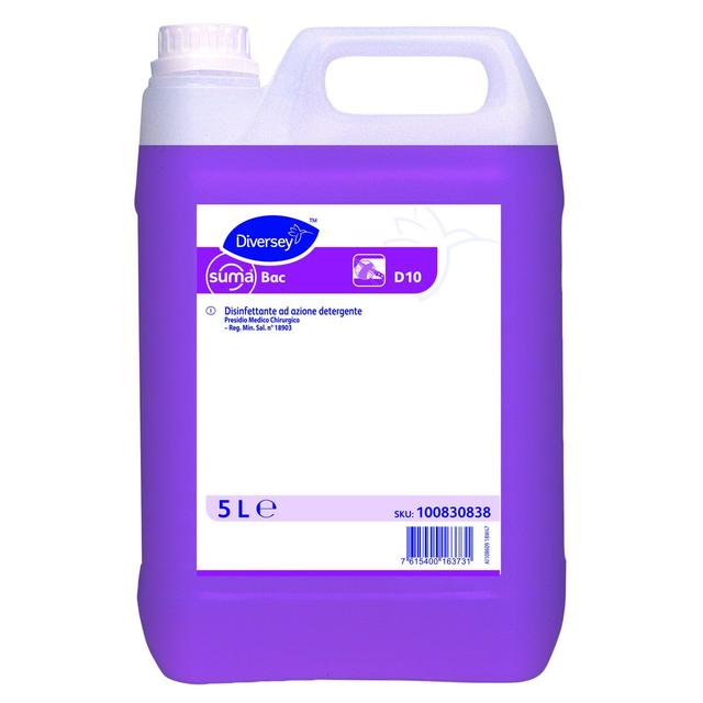 Suma Bac D10 disinfettante detergente 5 lt - 2 ta x ct