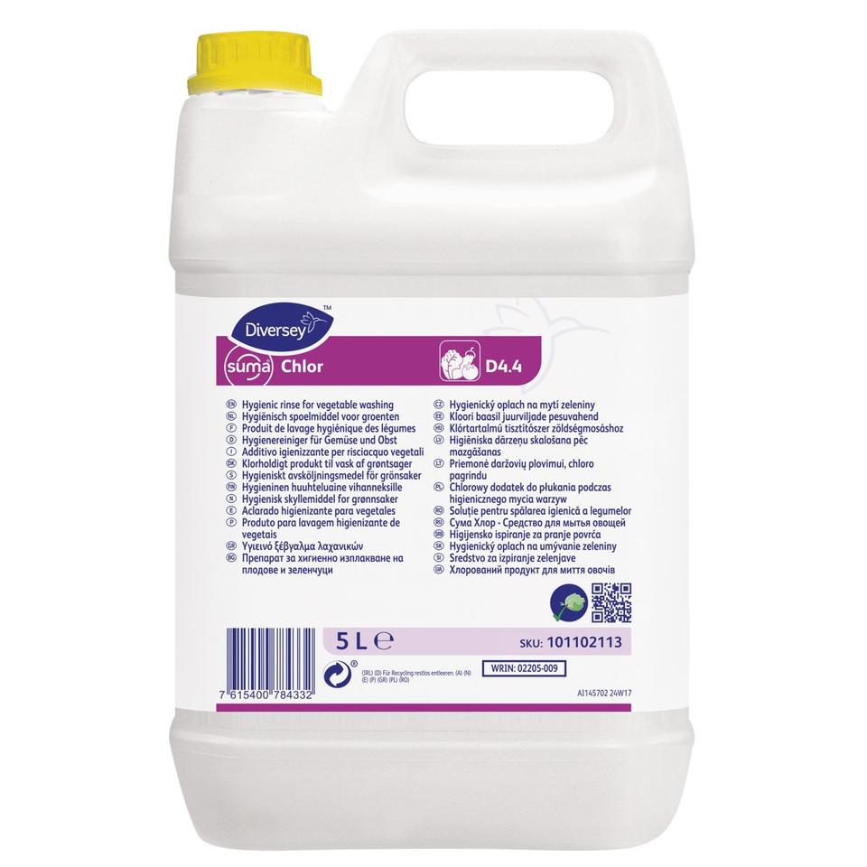 Suma Chlor D4.4 additivo igienizzante frutta e verdura 5 lt - 2 ta x ct