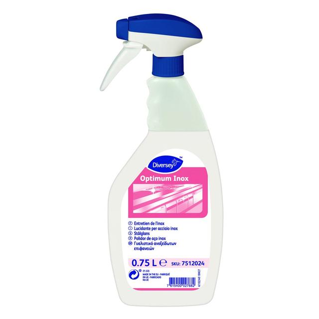 Optimum Inox lucidante acciaio inox 750 ml - 6 pz x ct