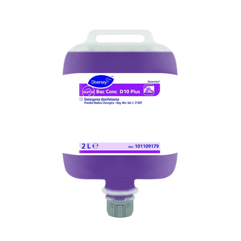 Suma Bac D10 Conc detergente disinfettante concentrato 2 lt - 3 pz x ct