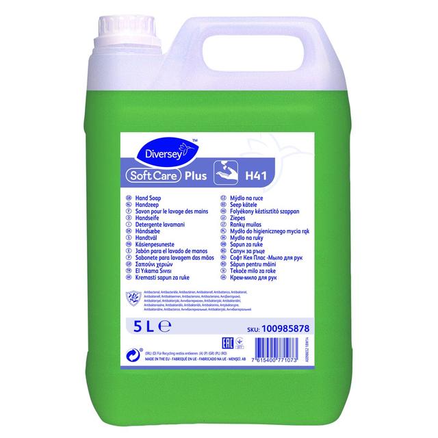 Soft Care Plus H41 detergente lavamani antibatterico 5 lt - 2 ta x ct