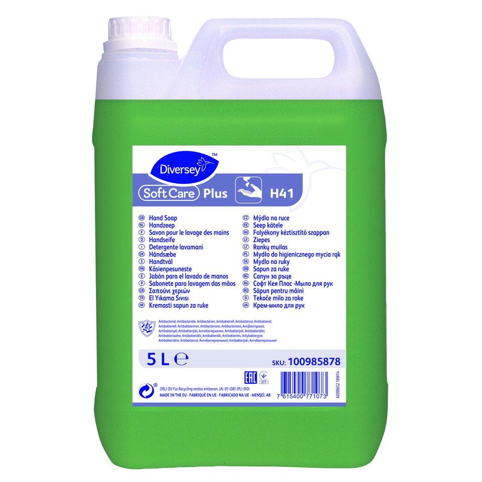 Soft Care Plus H41 detergente lavamani antibatterico 5 lt - 2 ta x ct