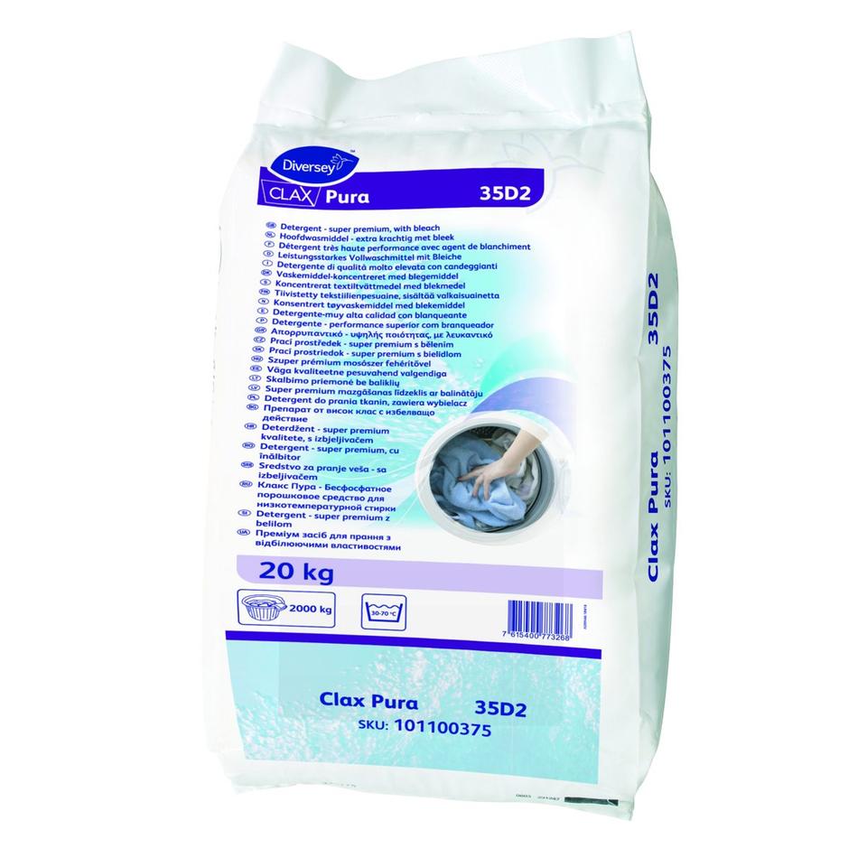 Clax Pura 35D2 detergente polvere 20kg.