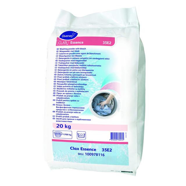 Clax Essence 35E2 detergente polvere, privo di fosfati 20kg.