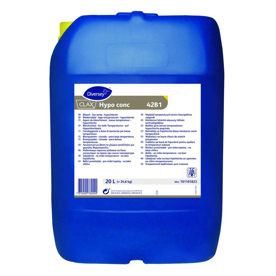 Clax Hypo Conc 42B1 candeggiante cloro conc. 20 lt