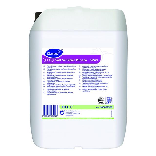 Clax Soft Sensitive Pur-Eco ammorbidente senza profumo 10 lt