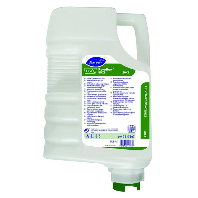 Clax Revoflow Enzi detergente enzimatico 4 lt - 3 pz x ct