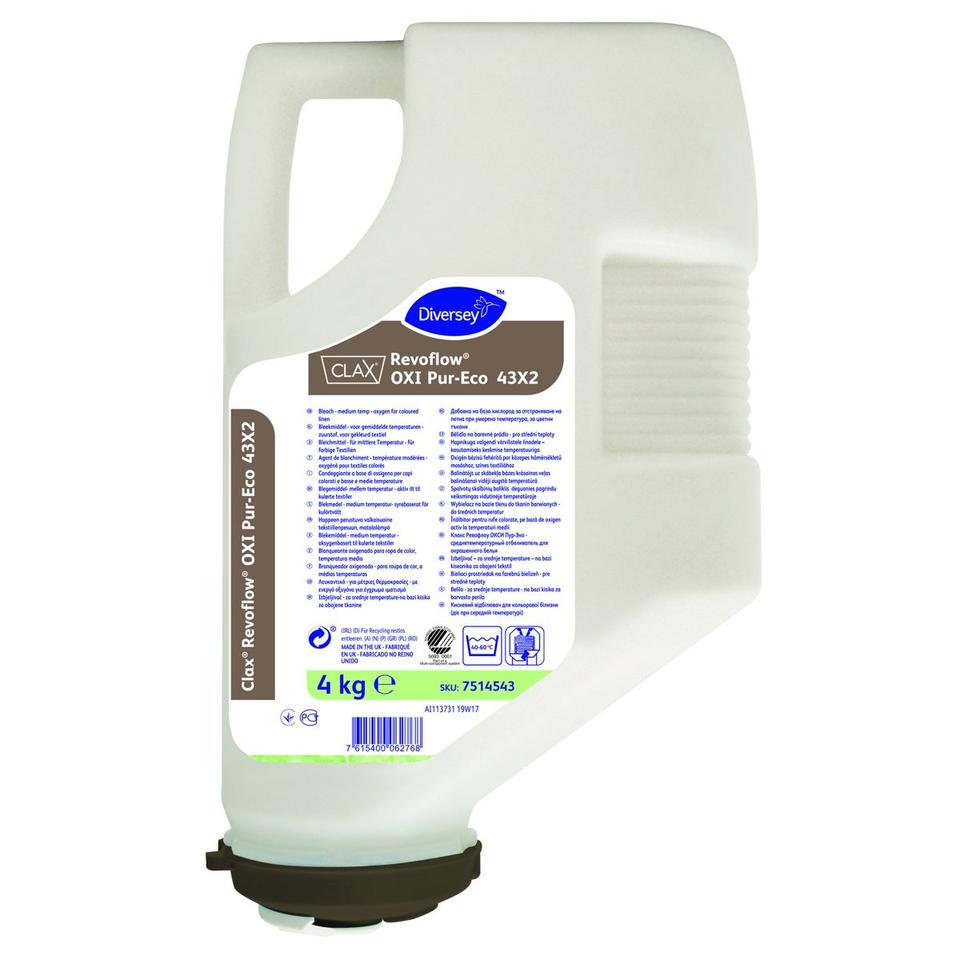 Clax Revoflow Oxi Pur-Eco candeggiante ossigeno 4kg.- 3 pz x ct