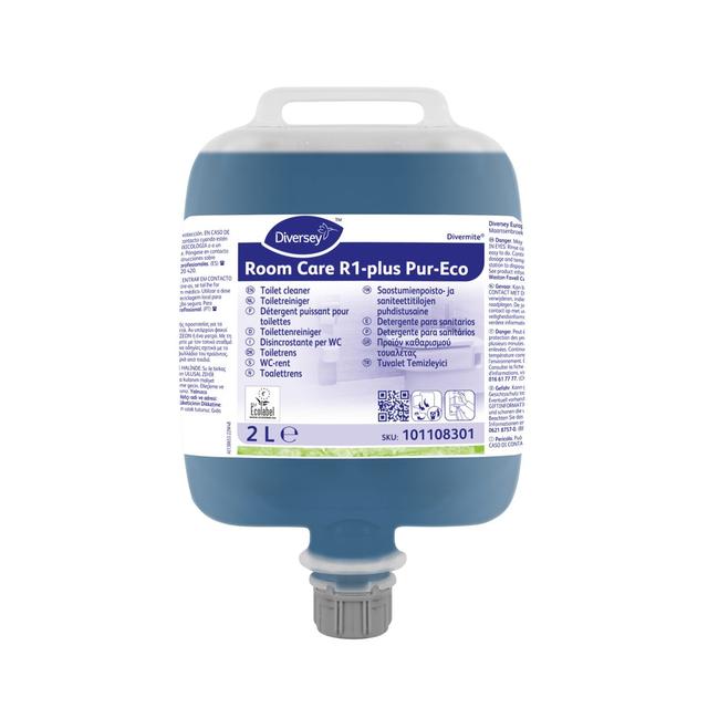 Room Care R1 Plus Pur-Eco detergente acido citrico wc 2 lt - 2 pz x ct