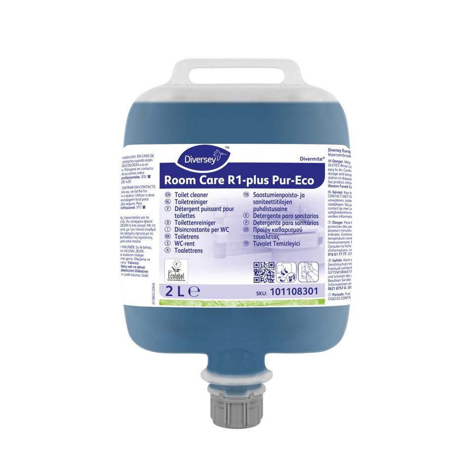 Room Care R1 Plus Pur-Eco detergente acido citrico wc 2 lt - 2 pz x ct