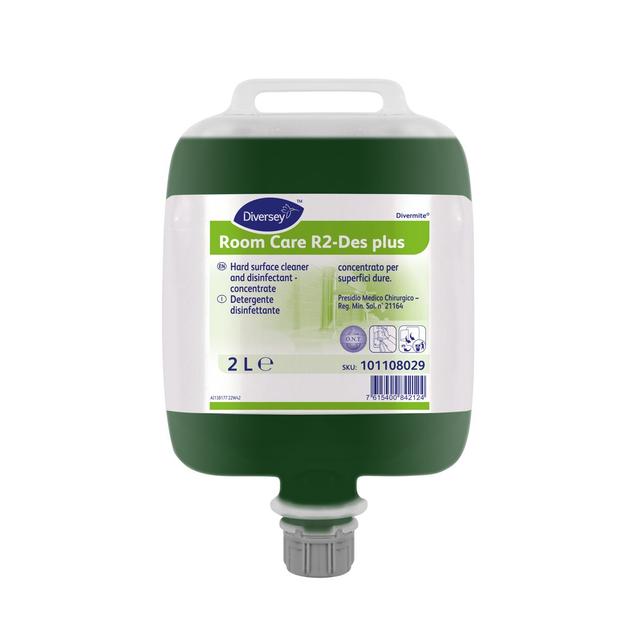Room Care R2-Des Plus deterg. disinfettante PMC conc. 2 lt - 2 pz x ct