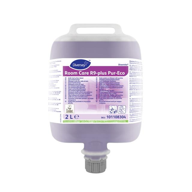 Room Care R9 Plus Pur-Eco deterg. acido citrico bagno 2 lt - 2 pz x ct
