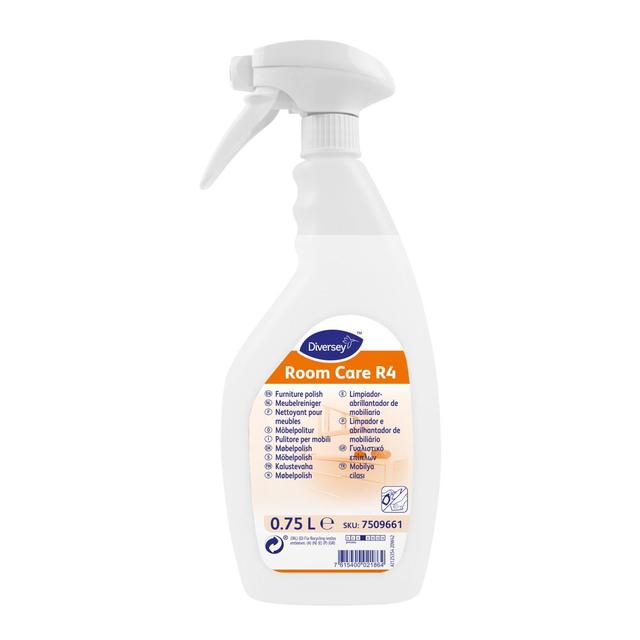 Room Care R4 pulitore lucidante legno - 6 flaconi+1 spruzz.- 6 pz x ct
