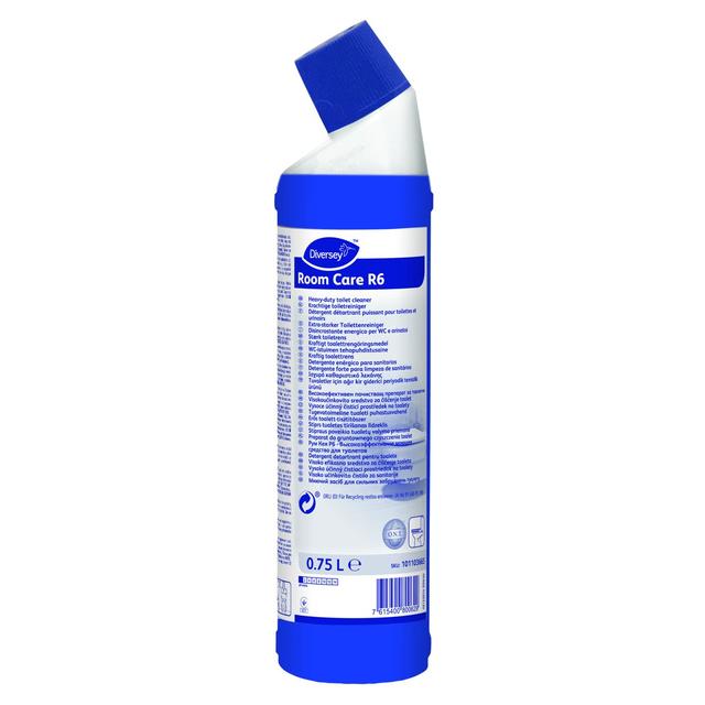 Room Care R6 disincrostante detergente WC viscoso 750 ml - 6 pz x ct