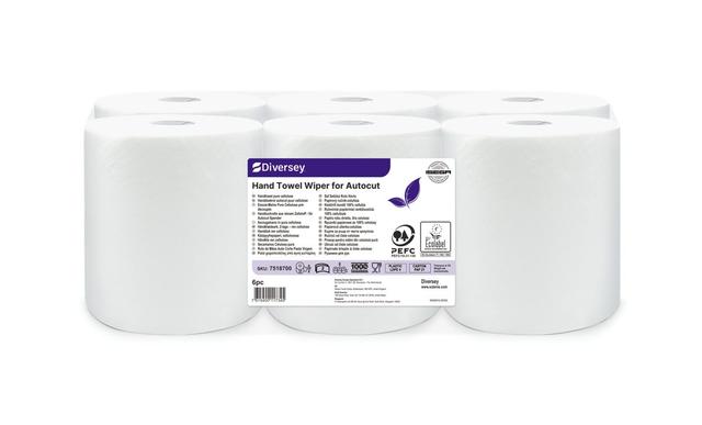 Asciugamano a rotolo autocut pc 2v 150 m - 6 pz x ct