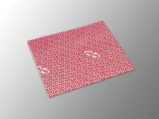 Panno WiPro antibatterico col.rosso cm. 36x42 20 pz