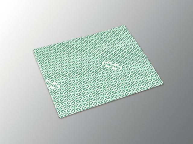Panno WiPro antibatterico col.verde cm. 36x42 20 pz