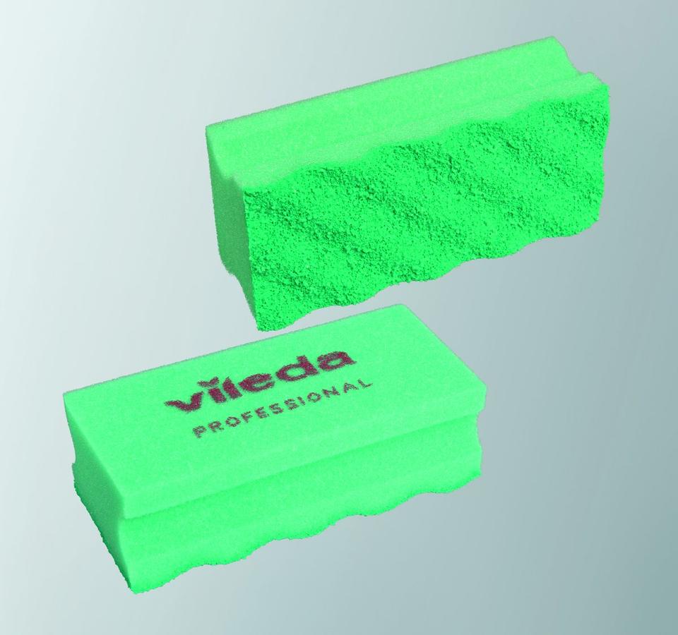 Spugna abrasiva PurActive 15x7 cm verde 10 pz