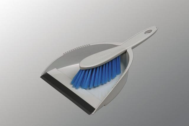 Paletta e scopetta blu morbida