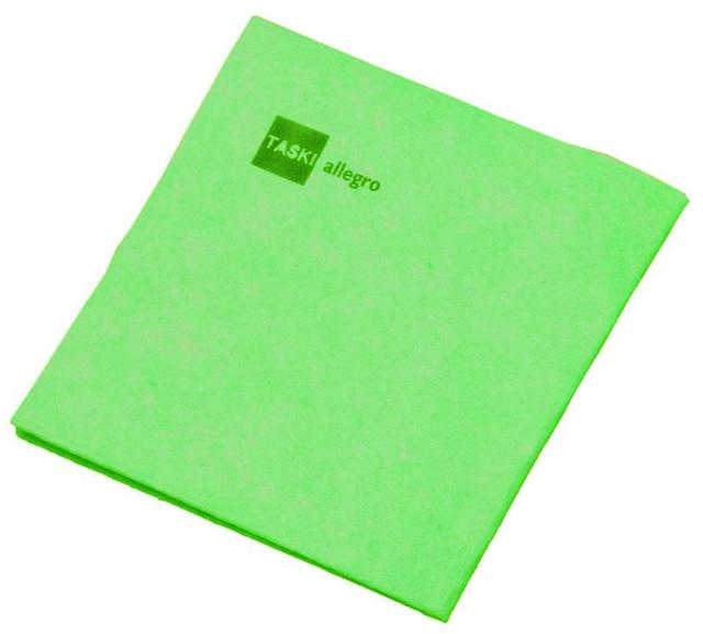Panno multiuso tnt Taski Allegro 38x40 140 gr.mq verde 25 pz x ct