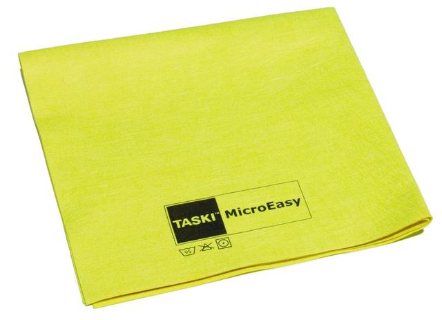 Panno microfibra tnt Taski MicroEasy 37x37 cm. Giallo 5 pz
