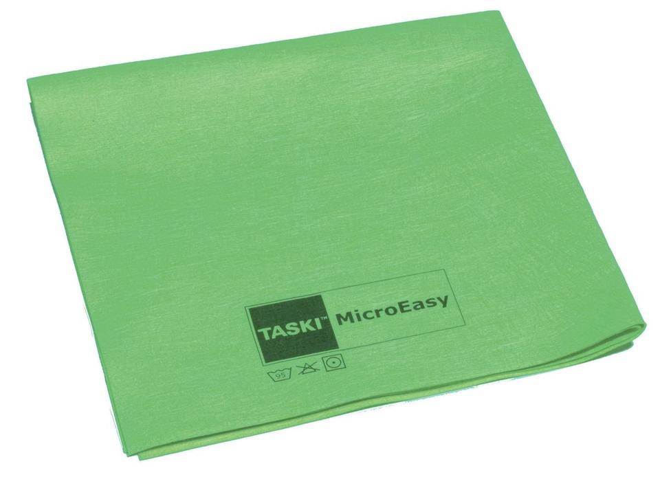 Panno microfibra tnt Taski MicroEasy 37x37 cm. Verde - 5 pz x ct