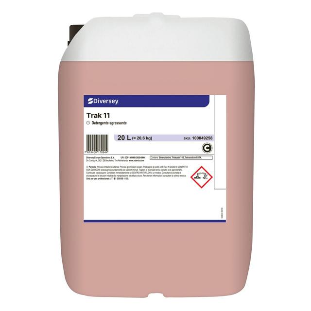 Trak 11 detergente sgrassante industriale base acquosa 20 l