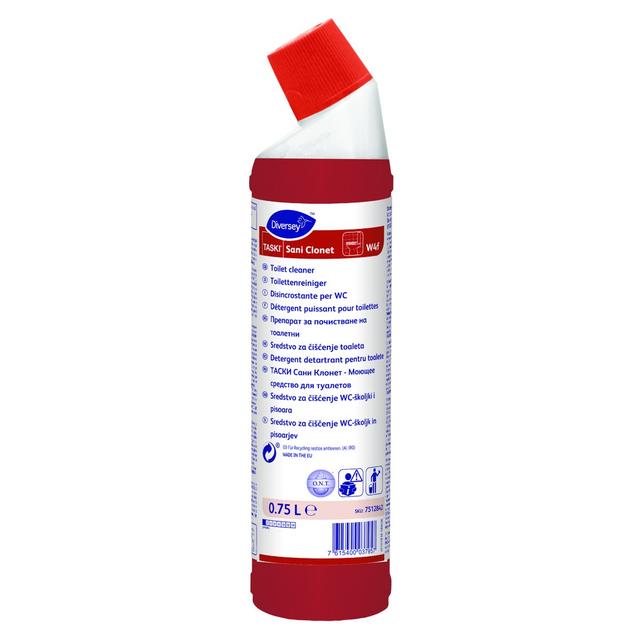 Taski Sani Clonet detergente disincrostante WC 750 ml - 6 pz x ct