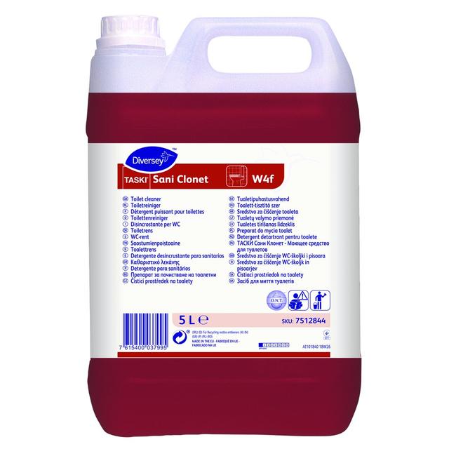 Taski Sani Clonet gel disincrostante per tazza wc 5 Lt - 2 ta x ct