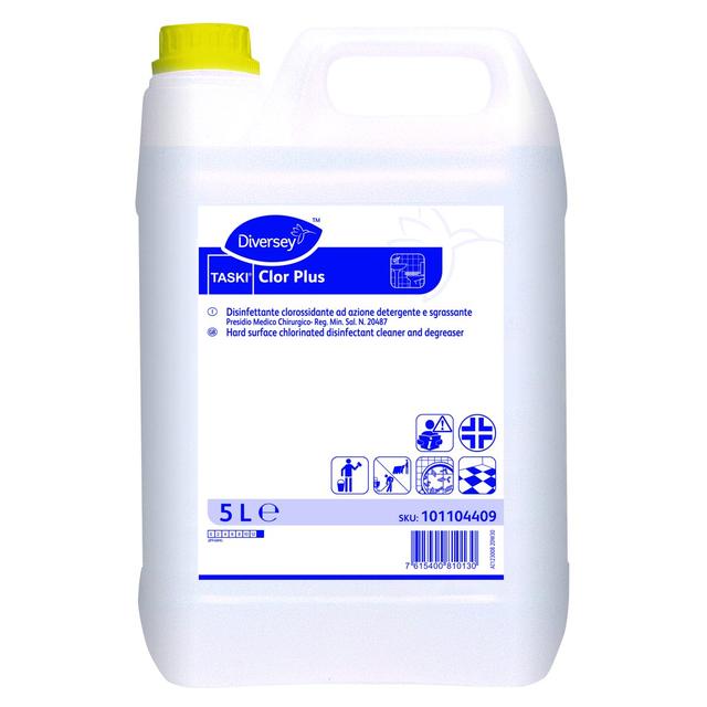 Taski Clor Plus 2x5 lt disinfettante detergente R.M.S. 20487 - 2 ta x ct