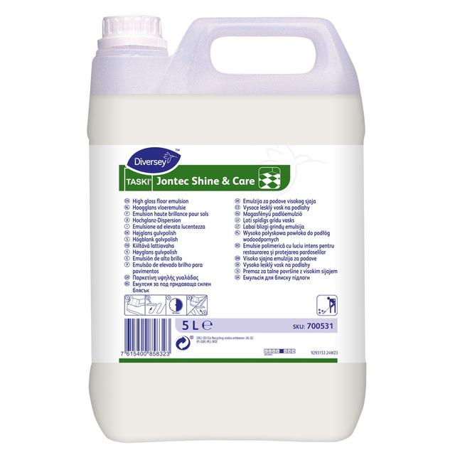 Taski Jontec Shine&Care emulsione alta lucentezza 5 lt - 2 ta x ct
