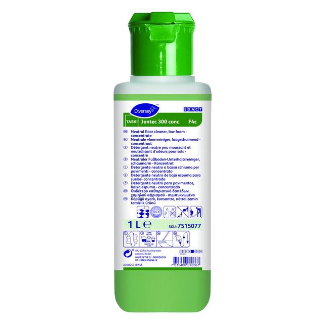 Taski Jontec 300 NC conc. detergente pavimenti - tappo 10 ml - 6 pz x ct