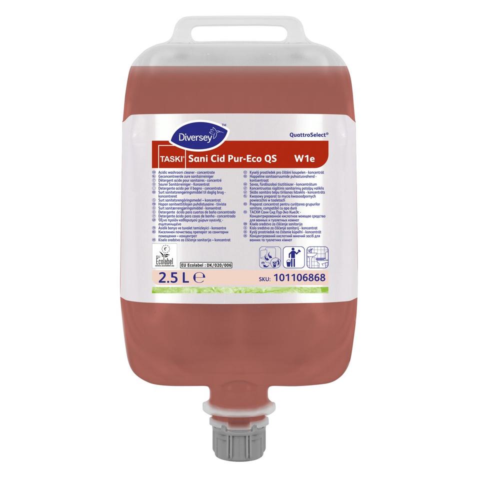 Taski Sani Cid Pur-Eco QS lt.2,5 deterg. acido conc. bagno - 2 pz x ct